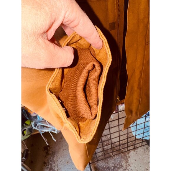 NWOT Carhartt Duck Traditional Brown Insulated Barn Jacket Chore Coat XXL Tall - Picture 9 of 16